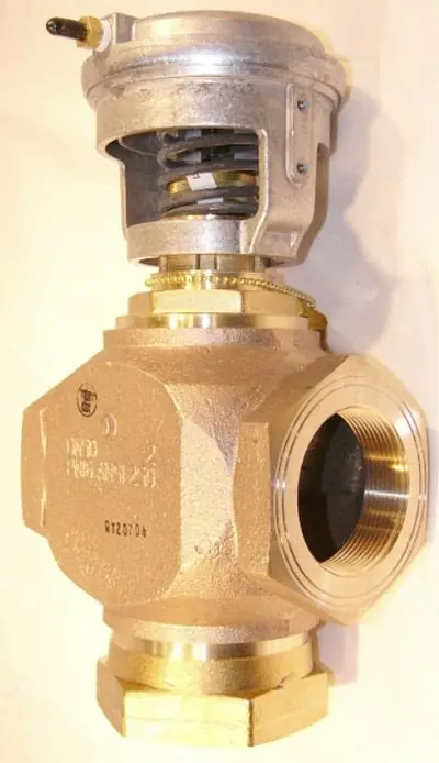 SK0399457-US20260702-105043-0 Johnson Controls VG7842ST+3008E Pneumatic Bronze Valve 2 Inches - Image 1