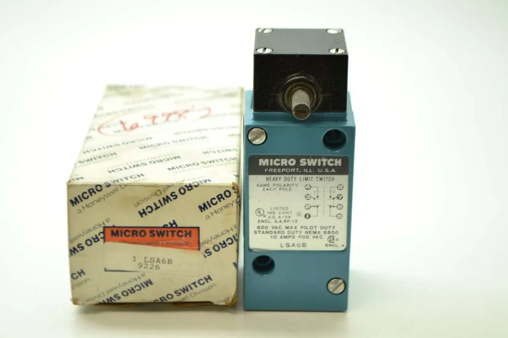 SK0399461-US20260702-105043-0 Honeywell LSA6B Limit Switch Heavy Duty 600VAC 10A Side Rotary - Image 1
