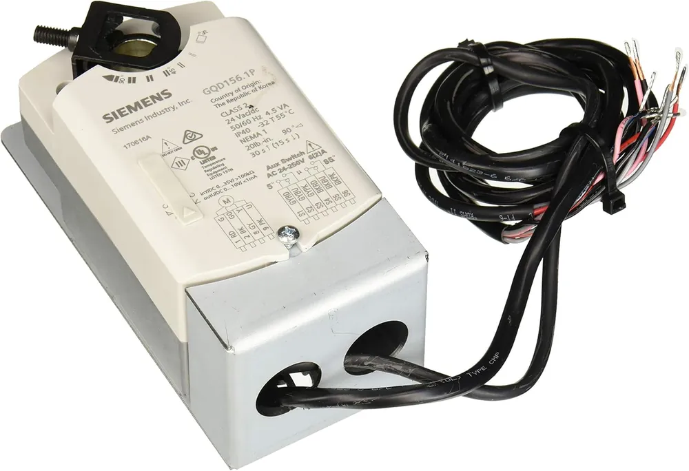 SK0399660-US20260702-105043-0 Siemens GQD156.1P Electronic Damper Actuator Spring Return 24VAC/DC Modular - Image 1