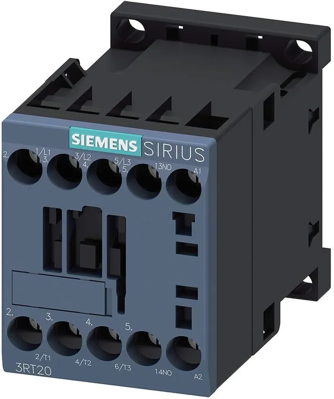 SK0400347-US20260702-105043-0 Siemens 3RT2016-1AK61 Power Contactor, AC-3 9A, 4KW, 400V, 1NO, 120V - Image 1