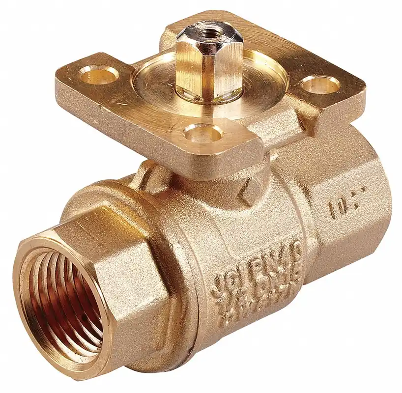 SK0400470-US20260702-105043-0 Johnson Controls VG1245BL+923GGA Two-Way Stainless Steel Trim NPT Ball Valve - Non-Spring Return Electric Actuator - Image 1