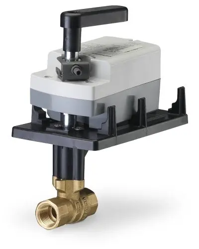 SK0400626-US20260702-105043-0 Siemens 171K-10308 2-Way Ball Valve 3/4-Inch 6.3 Cv Chrome-Plated Brass Ball and Brass Stem 2-10V Normally Open - Image 1