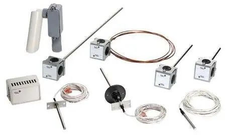 SK0401982-US20260702-105043-0 Johnson Controls TE-635GM-1 Platinum Temperature Sensor Metal Enclosure - Image 1