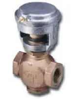 Johnson Controls VG7251NT+3008D Brass Trim Globe Valve Pneumatic Actuator