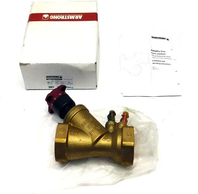 SK0402389-US20260702-105043-0 Armstrong Fluid Technology 571110LF-345 ARMflo Circuit Balancing Valve Brass 300 PSI Replacement 571110LF-345 - Image 1