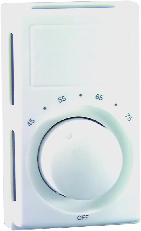 SK0402454-US20260702-105043-0 Marley M612W Qmark Electric Line Voltage Wall Thermostat DPST Snap Action 22 Amp - Image 1