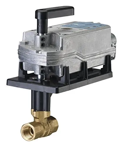 SK0402676-US20260702-105043-0 Siemens 172F-10321 Ball Valve 1.25 Inch 2W 100CV + GMA131.1P NC - Image 1