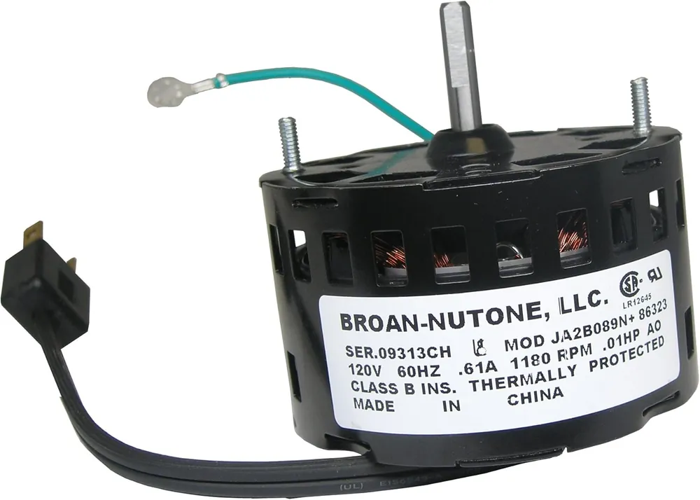 SK0403057-US20260702-105043-0 Broan-NuTone S86323000 Bathroom Fan Motor 1180 RPM 120 Volts - Image 1