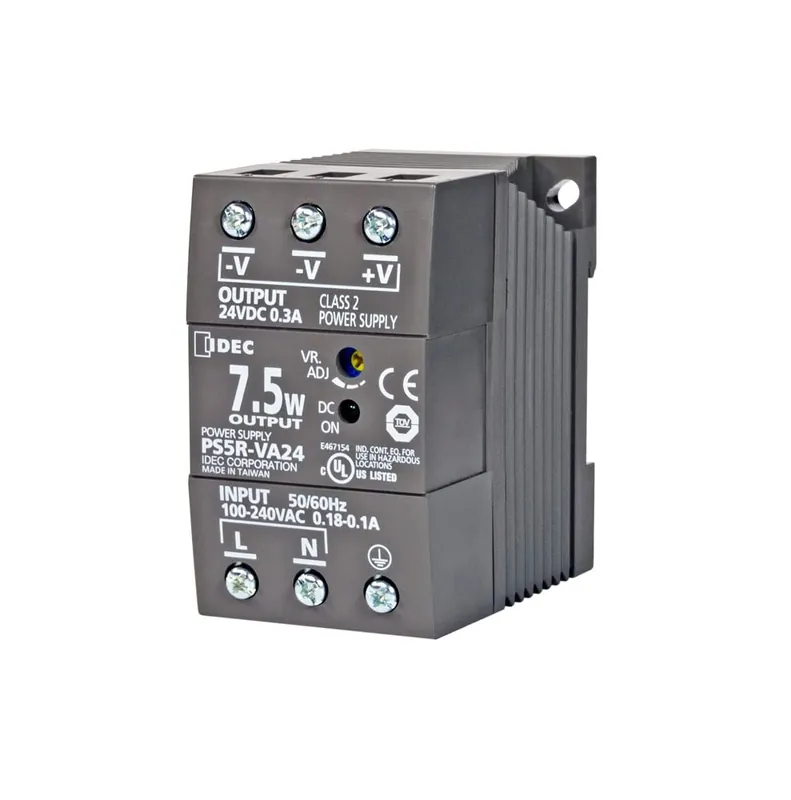 IDEC PS5R-VA12 AC/DC DIN Rail Power Supply 7.5W 12V 600mA