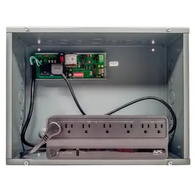 RIB PSH600-UPS-BC UPS Backup Power Control Center 600 VA Metal Enclosure