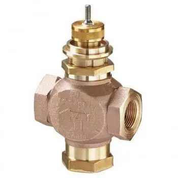 Johnson Controls VG7842PT+822E00 Brass Trim Globe Valve with Pneumatic Actuator