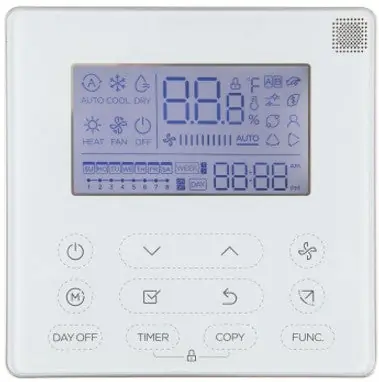 Carrier KSACN0701AAA Wired Remote Control 7-Day Programmable