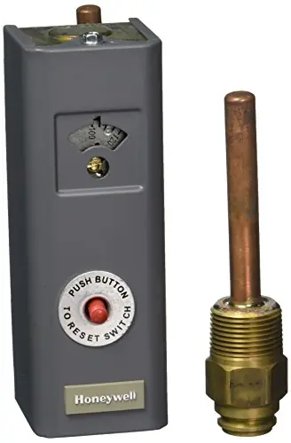 SK0407739-US20260702-105043-0 Resideo L4006E1117 High Limit Manual Reset Aquastat Controller 100 F to 240 F - Image 1