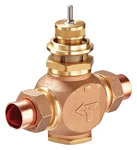 Johnson Controls VG7481ST Globe Valve 2 Inch Bronze with Brass Trim Union Sweat