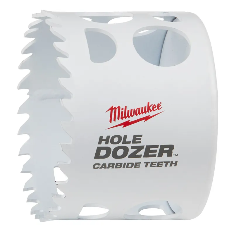 Milwaukee 49-56-0727 2-1/2 Hole Dozer With Carbide Teeth 1-5/8 Cutting Depth