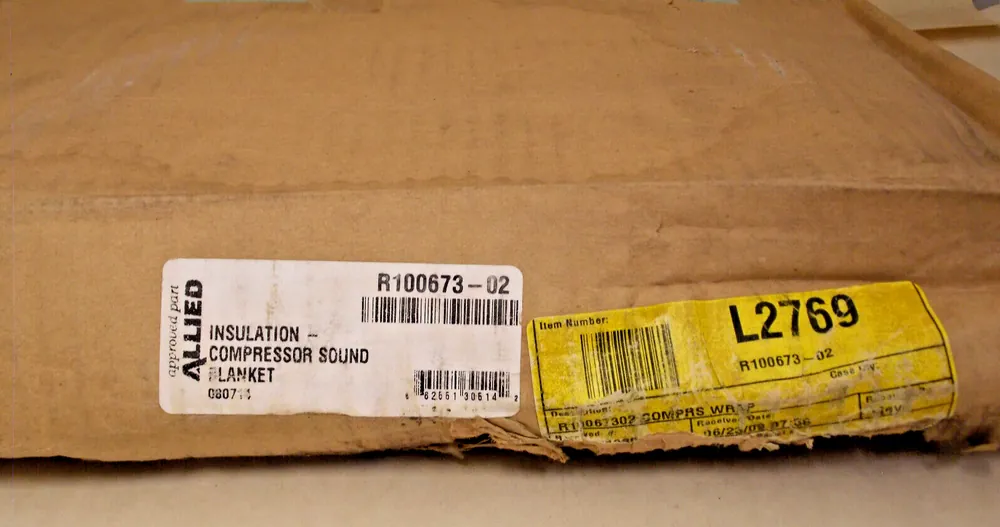 SK0409466-US20260702-105043-0 Armstrong Air R100673-02 Insulation Compressor Sound Blanket - Image 1