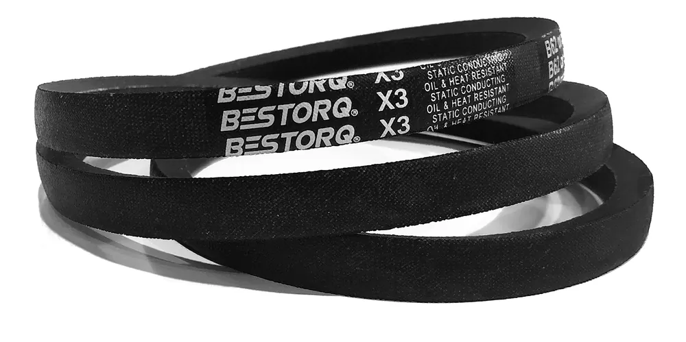 BESTORQ 3L180 Classic Wrapped Rubber V-Belt Black 18 inches Outside Circumference 10310 DO ALL MANUFACTURING