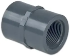 SK0409703-US20260702-105043-0 LASCO 830-012 Sch 80 11/4 Thrd Coupling White PVC Durable - Image 1