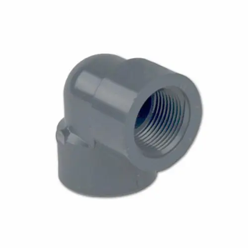 SK0409740-US20260702-105043-0 LASCO 808-010 1 Inch Schedule 80 PVC Threaded 90 Degree Elbow - Image 1