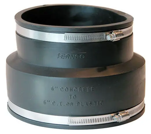 Fernco 1006-66 Coupling 6 x 6 Concrete to Cast Iron/Plastic