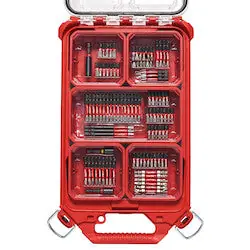 SK0409832-US20260702-105043-0 Milwaukee 48-32-4082 100-Piece SHOCKWAVE PACKOUT Impact Driver Bit Kit - Image 1
