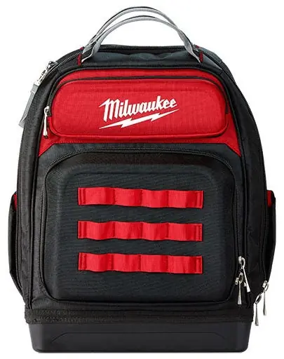 Milwaukee 48-22-8201 Ultimate Jobsite Backpack Zipper 9.44 in L x 18 in W x 20.4 in D