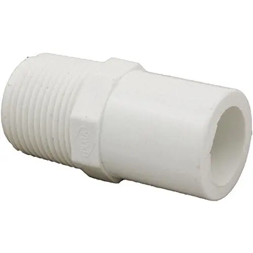 Dura 433-007 Adapter 3/4 Inch Spigot x 3/4 Inch Male Pipe Thread