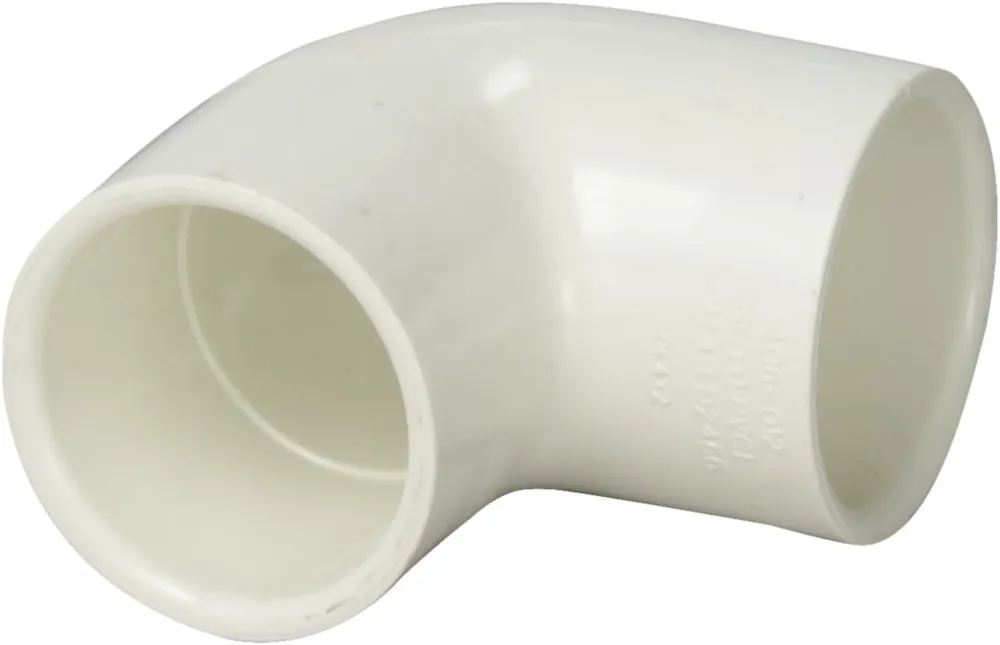 LASCO 406-012 PVC 90 Degree Elbow 1-1/4 Inch Slip Connection