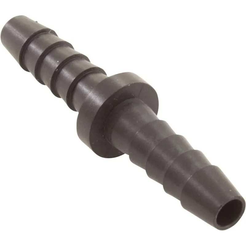 DEL OZONE 7-0172 Plastic Hose Coupler 1/4 inch hb x 1/4 inch hb