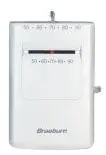 Braeburn 505 - Non-Programmable Mechanical Thermostat - 24 VAC (18 - 30 VAC) - 1 Stage - Heat Only - Builder