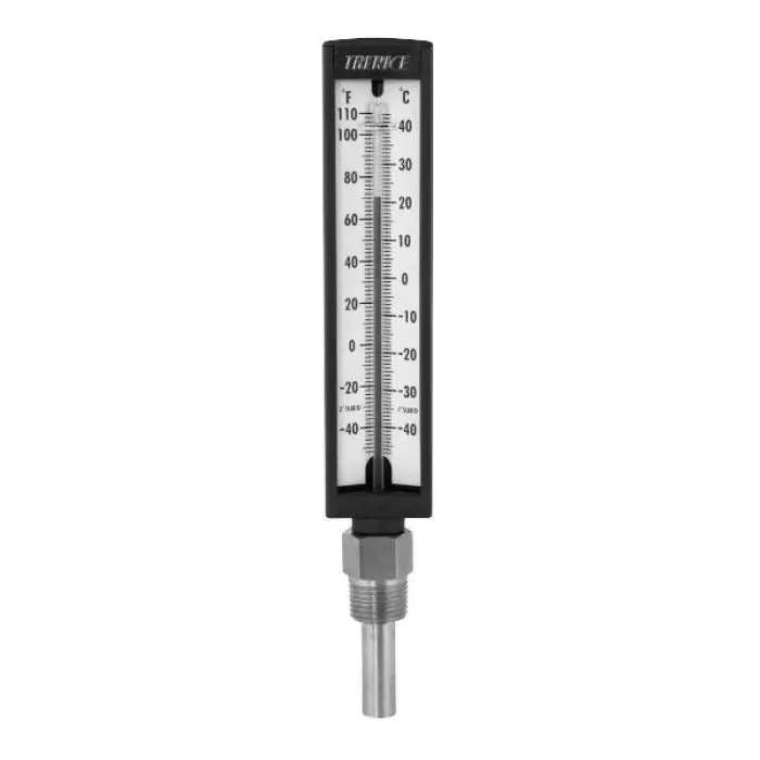 Trerice HT3047 Hydro-Therm Straight Stem Thermometer 30-240°F & 0-120°C