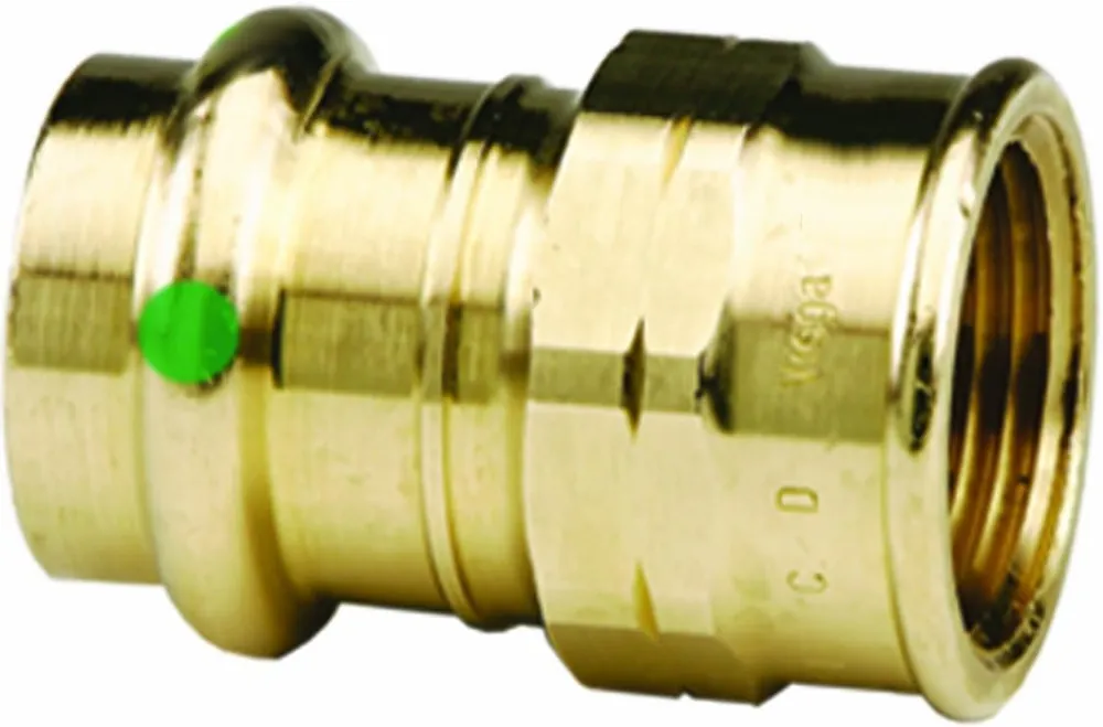 SK0411766-US20260702-105043-0 Viega 79325 ProPress Zero Lead Bronze Adapter 1 Inch x 3/4 Inch - Image 1
