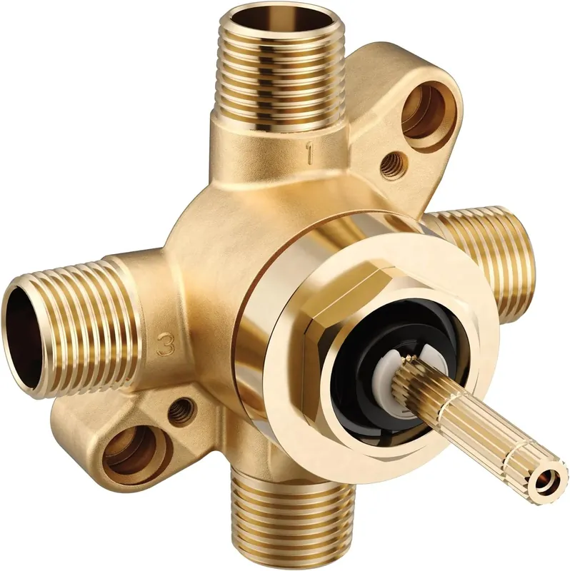 SK0412136-US20260702-105043-0 Moen U231CI Brass M-CORE 2 or 3 Function Transfer Valve with CC/IPS Connections - Image 1