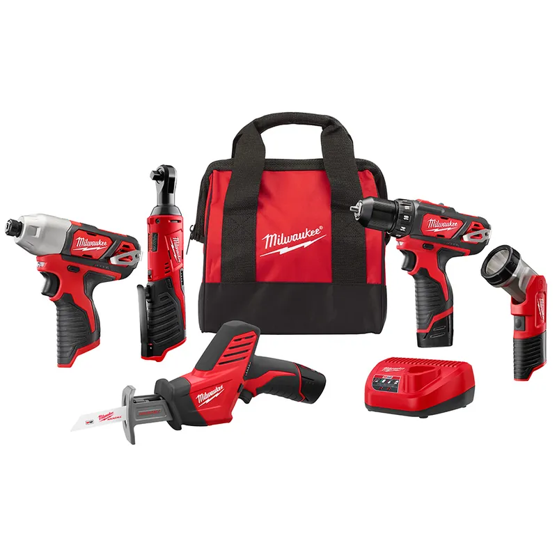 SK0412279-US20260702-105043-0 Milwaukee 2498-25 5-Tool Combo Kit 12V Cordless M12 - Image 1