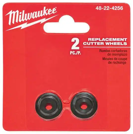 Milwaukee 48-22-4256 Replacement Cutter Wheels 2 Piece High Carbon Steel