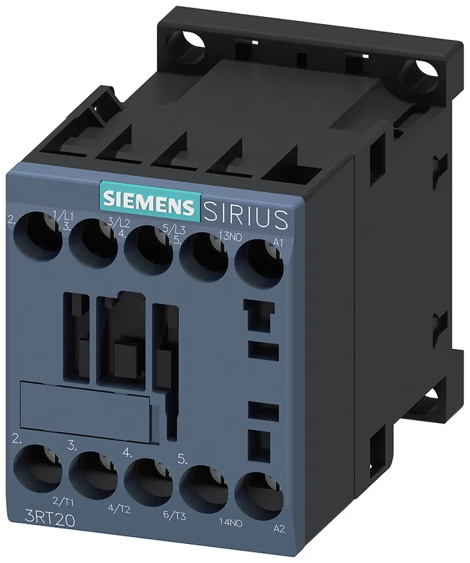 Siemens 3RT20151AB01 24V 7 Amp 3-Pole 1 NO Screw Terminal IEC Contactor