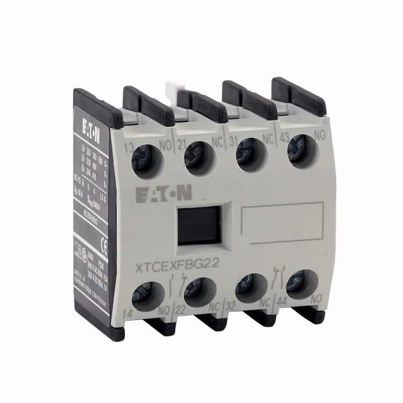 SK0414193-US20260702-105043-0 Eaton XTCEXFBG22 Contactor Accessory Front Aux Seq B Frame D-G 2NO2NC - Image 1