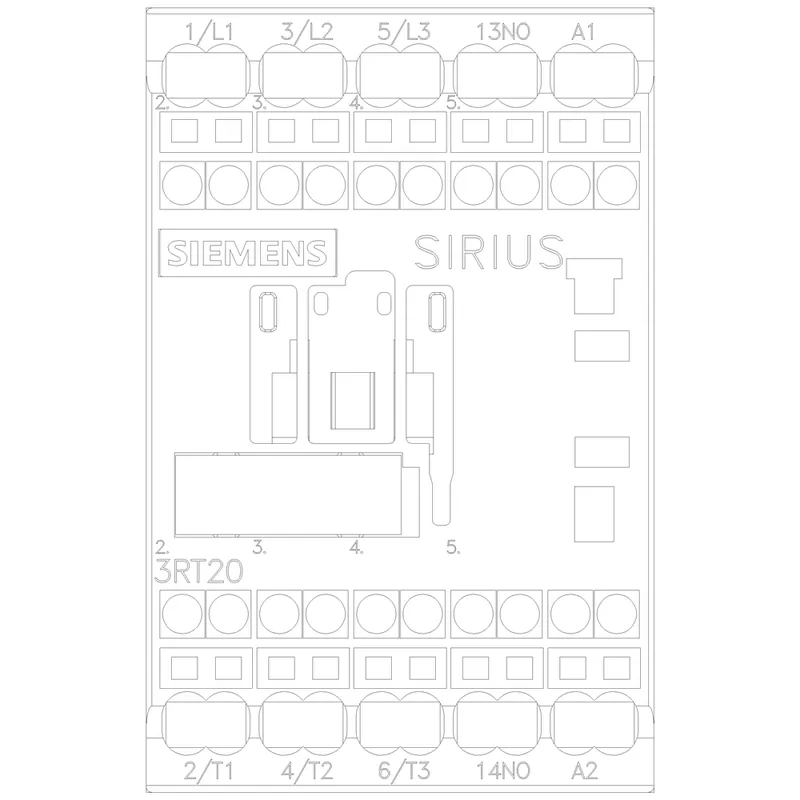 Siemens 3RT20152AK61 Contactor S00 7A 1 3kW 120V