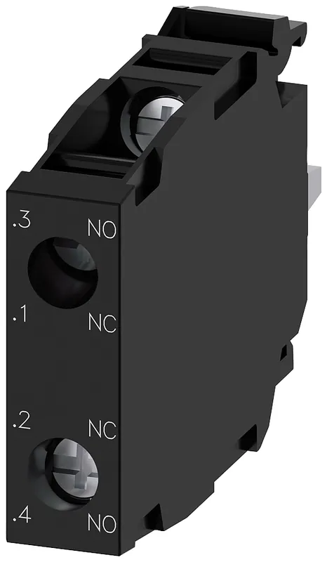 Siemens 3SU14001AA101FA0 Contact Module with Screw Terminal for Front Plate Mounting