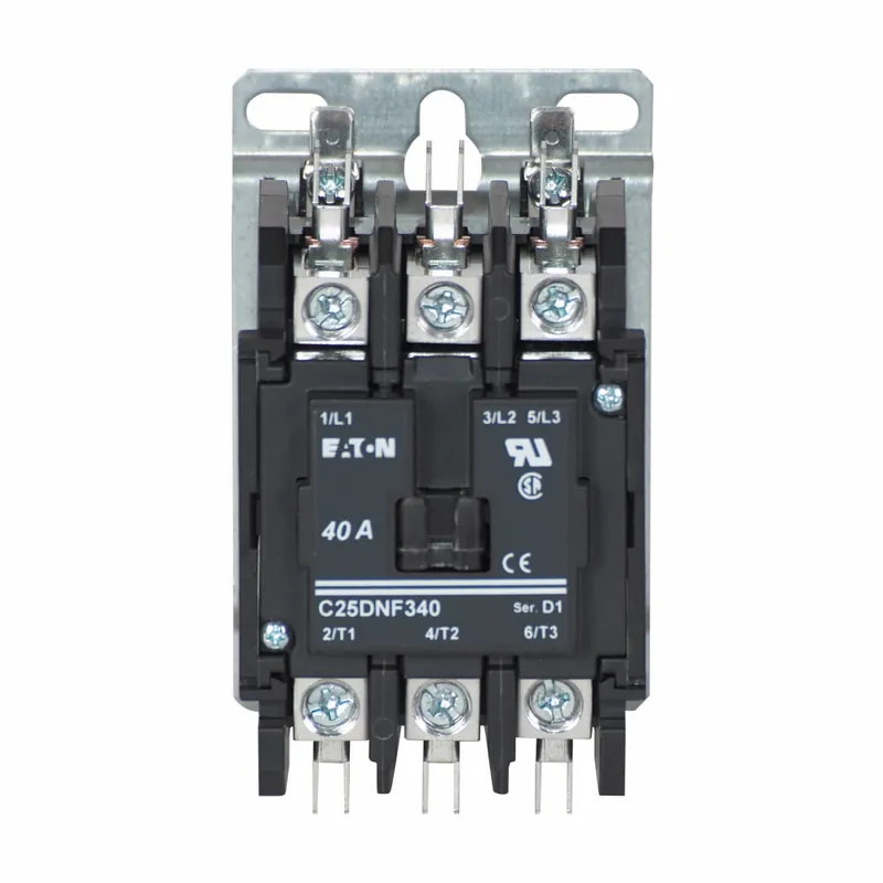 SK0414626-US20260702-105043-0 Eaton C25DNF340T Definite Purpose Control Contactor 40A 3-Pole 24 VAC - Image 1