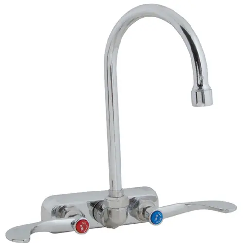Faucet 4Wall 10Gsnk Leadfree T&S Brass  1146-04
