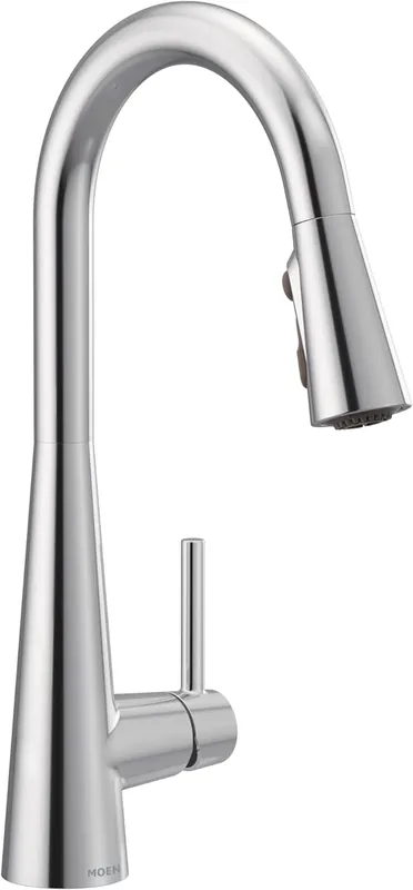SK0415174-US20260702-105043-0 Moen 7864 Sleek Chrome One-Handle Pulldown Kitchen Faucet - Image 1