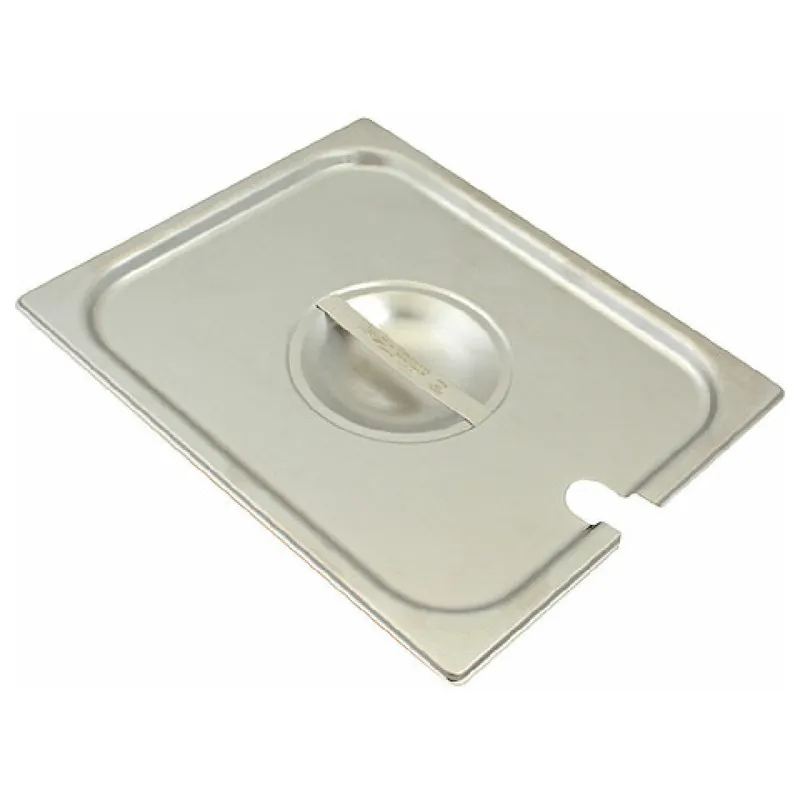 Allpoints 1331642 Ss Lid W/Notch For 1/2 Size Pan