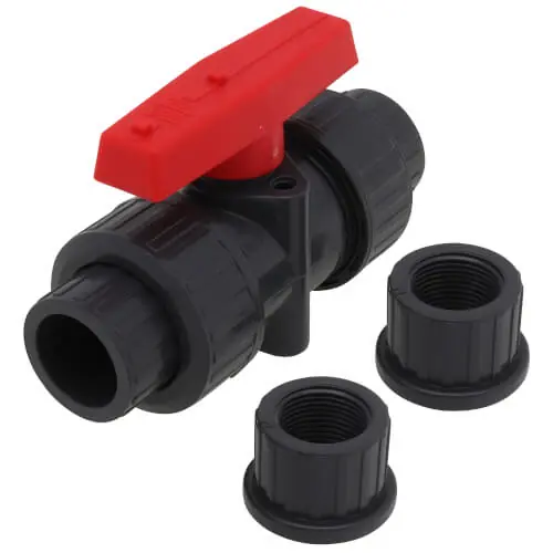 SK0415385-US20260702-105043-0 Hayward TBB1005CPEG 1/2-Inch PVC True Union Ball Valve with EPDM O-rings - Image 1