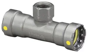 SK0415552-US20260702-105043-0 Viega 25481 3/4 x 3/4 x 3/4 MegaPressG Tee 125 PSI - Image 1