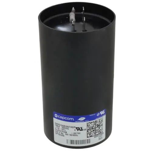 SK0415854-US20260702-105043-0 Trane CPT02328 Round Capacitor with Resistor 196 MFD 330V - Image 1