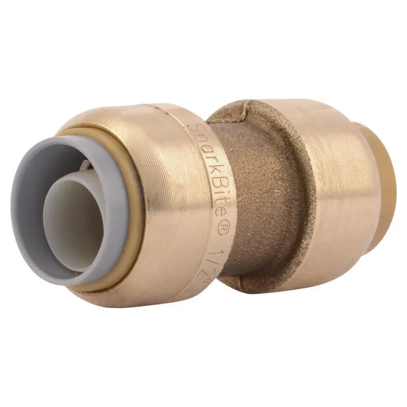 SK0415874-US20260702-105043-0 SharkBite U4008LF Push Brass Press Coupling 1/2 inch - Image 1