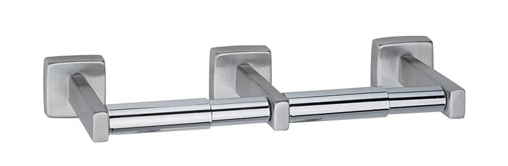 SK0415945-US20260702-105043-0 Bobrick B-686 Stainless Steel Surface Mounted Double Roll Toilet Tissue Dispenser 12-1/2 Width x 2 Height - Image 1