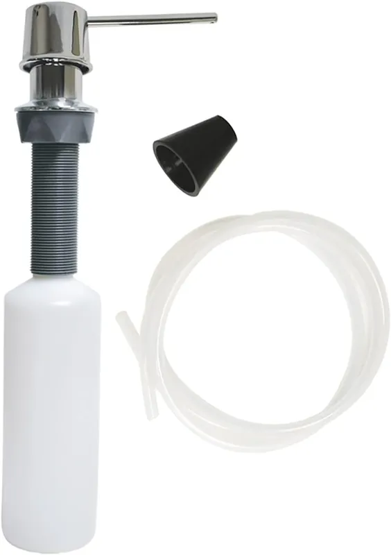 SK0416525-US20260702-105043-0 Danco 10037 Soap Dispenser with Straight Nozzle, 1 Pack, Chrome - Image 1