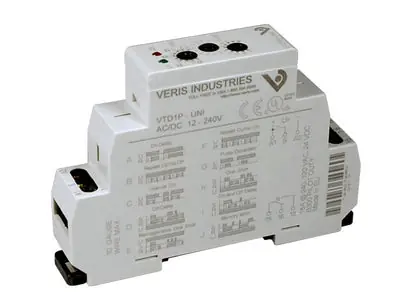 SK0416595-US20260702-105043-0 Veris VTD1P-UNI Time Delay Relay SPDT 15A DIN - Image 1